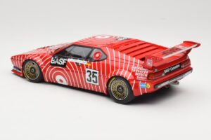 BMW M1 BASF GS Sport #35 H-J. Stuck / H. Heyer 6 Hours of Silverstone 1981 Minichamps 1:18 155812935 Metalas - nuotrauka 5 iš 6