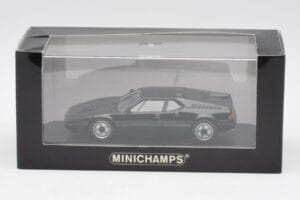 BMW M1 Juodas Minichamps 1:43 940025021 Metalas - nuotrauka 4 iš 4