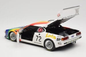 BMW M1 #72 BMW France Zol Auto B. Rousselot / J. Servanin 24 Hours of Le Mans 1981 Minichamps 1:18 180812972 Metalas - nuotrauka 5 iš 8