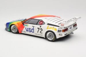 BMW M1 #72 BMW France Zol Auto B. Rousselot / J. Servanin 24 Hours of Le Mans 1981 Minichamps 1:18 180812972 Metalas - nuotrauka 7 iš 8