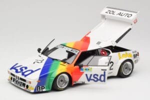 BMW M1 #72 BMW France Zol Auto B. Rousselot / J. Servanin 24 Hours of Le Mans 1981 Minichamps 1:18 180812972 Metalas - nuotrauka 8 iš 8