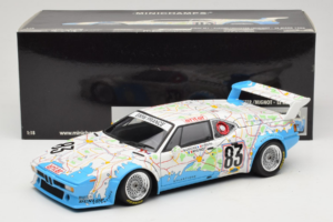 BMW M1 Carte de France #83 D. Pironi / D. Quester 24 Hours of Le Mans 1980 Minichamps 1:18 180802983 Metalas - nuotrauka 8 iš 8