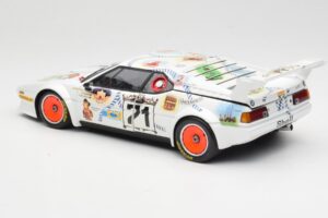 BMW M1 #83 Danner Bayern C. Danner / L. Oberndorfer 24 Hours of Le Mans 1981 Minichamps 1:18 80430306592 Metalas - nuotrauka 7 iš 8