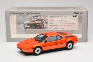 BMW M1 Oranžinis Minichamps 1:18 80432411549 Metalas - nuotrauka 8 iš 8
