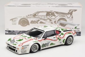 BMW M1 Procar #201 BMW Motorsport H. Stuck / N. Piquet 1000km Nürburgring 1980 Minichamps 1:18 180802901 Metalas - nuotrauka 8 iš 8