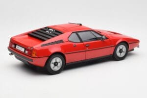 BMW M1 Raudonas Norev 1:18 183220 Metalas - nuotrauka 3 iš 8