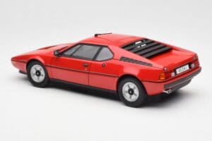 BMW M1 Raudonas Norev 1:18 183220 Metalas - nuotrauka 7 iš 8