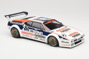 BMW M1 Schnitzer #2 H-J. Stuck Winner Deutsche Automobil Rennsport Trophy Zolder 1982 Minichamps 1:18 155822902 Metalas - nuotrauka 4 iš 6