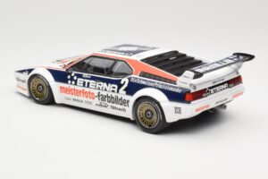 BMW M1 Schnitzer #2 H-J. Stuck Winner Deutsche Automobil Rennsport Trophy Zolder 1982 Minichamps 1:18 155822902 Metalas - nuotrauka 5 iš 6