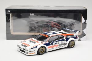 BMW M1 Schnitzer #2 H-J. Stuck Winner Deutsche Automobil Rennsport Trophy Zolder 1982 Minichamps 1:18 155822902 Metalas - nuotrauka 6 iš 6