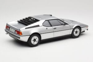 BMW M1 Sidabrinis Metalas Norev 1:18 183226 Metalas - nuotrauka 3 iš 8
