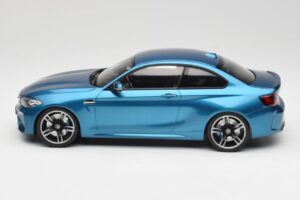 BMW M2 F87 Blue Metallic Minichamps 1:18 155026101 Metalas - nuotrauka 3 iš 6