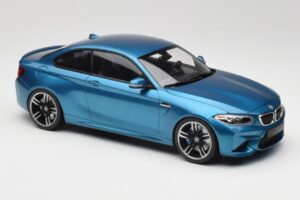 BMW M2 F87 Blue Metallic Minichamps 1:18 155026101 Metalas - nuotrauka 4 iš 6