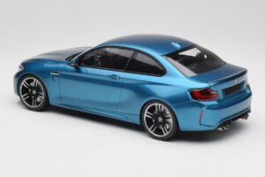 BMW M2 F87 Blue Metallic Minichamps 1:18 155026101 Metalas - nuotrauka 5 iš 6