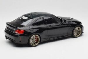 BMW M2 CS F87 Juodas Metalinis Su Auksiniais Ratais Minichamps 1:18 155021021 Metalas - nuotrauka 2 iš 6