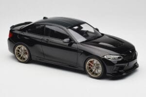 BMW M2 CS F87 Juodas Metalinis Su Auksiniais Ratais Minichamps 1:18 155021021 Metalas - nuotrauka 4 iš 6