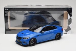 BMW M2 CS F87 Mėlynas Metalinis Su Juodais Ratais Minichamps 1:18 155021022 Metalas - nuotrauka 6 iš 6