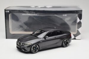 BMW M2 F87 Grey Metallic Minichamps 1:18 155026102 Metalas - nuotrauka 6 iš 6