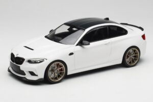 BMW M2 F87 CS Alpine White Auksiniai Ratlankiai Minichamps 1:18 155021020 Metalas