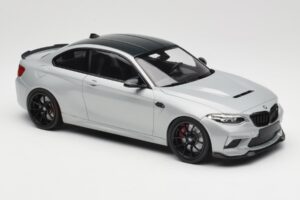 BMW M2 F87 CS Hockenheim Silver Juodi Ratlankiai Minichamps 1:18 155021024 Metalas - nuotrauka 4 iš 6