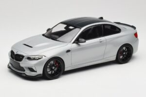 BMW M2 F87 CS Hockenheim Silver Juodi Ratlankiai Minichamps 1:18 155021024 Metalas