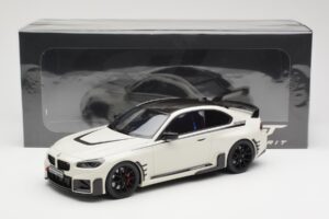 BMW M2 G87 M Performance Baltas GT Spirit 1:18 GT476 Derva - nuotrauka 6 iš 6