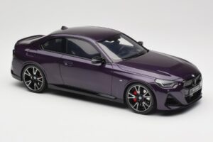 BMW M240i G42 Thundernight Metallic GT Spirit 1:18 GT504 Derva - nuotrauka 4 iš 6