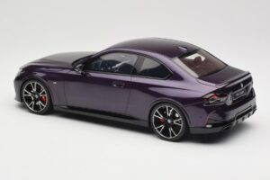 BMW M240i G42 Thundernight Metallic GT Spirit 1:18 GT504 Derva - nuotrauka 5 iš 6