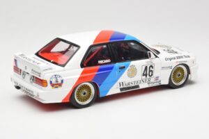 BMW M3 E30 #46 R. Ravaglia / E. Pirro WTCC Calder Park 1987 Minichamps 1:18 180872046-O Metalas - nuotrauka 3 iš 8