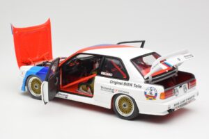 BMW M3 E30 #46 R. Ravaglia / E. Pirro WTCC Calder Park 1987 Minichamps 1:18 180872046-O Metalas - nuotrauka 5 iš 8