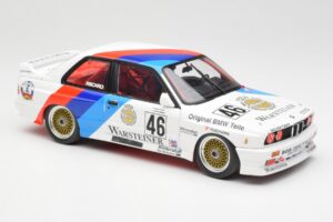 BMW M3 E30 #46 R. Ravaglia / E. Pirro WTCC Calder Park 1987 Minichamps 1:18 180872046-O Metalas - nuotrauka 6 iš 8