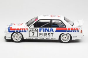 BMW M3 E30 #7 Fina J. Cecotto DTM 1992 AUTOart 1:18 89246 Metalas - nuotrauka 3 iš 7