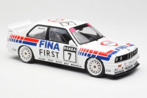BMW M3 E30 #7 Fina J. Cecotto DTM 1992 AUTOart 1:18 89246 Metalas - nuotrauka 5 iš 7