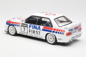 BMW M3 E30 #7 Fina J. Cecotto DTM 1992 AUTOart 1:18 89246 Metalas - nuotrauka 6 iš 7