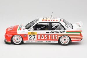 BMW M3 E30 #27 Bigazzi Team S. Soper / A. Hahne 4th Place 24 Hours of Spa 1990 Minichamps 1:18 155902027 Metalas - nuotrauka 3 iš 6