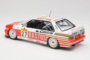 BMW M3 E30 #27 Bigazzi Team S. Soper / A. Hahne 4th Place 24 Hours of Spa 1990 Minichamps 1:18 155902027 Metalas - nuotrauka 5 iš 6