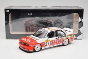 BMW M3 E30 #27 Bigazzi Team S. Soper / A. Hahne 4th Place 24 Hours of Spa 1990 Minichamps 1:18 155902027 Metalas - nuotrauka 6 iš 6