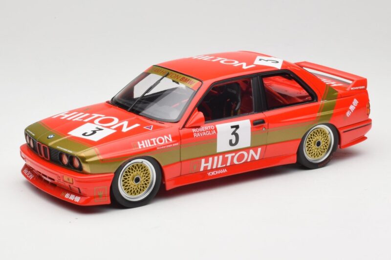 BMW M3 E30 #3 R. Ravaglia Winner Guia Race Macau 1987 Minichamps 1:18 155872003 Metalas
