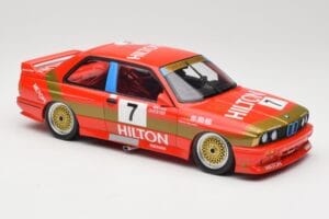 BMW M3 E30 #7 D. Quester 2nd Place Guia Race Macau 1987 Minichamps 1:18 155872007 Metalas - nuotrauka 4 iš 6