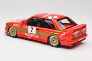BMW M3 E30 #7 D. Quester 2nd Place Guia Race Macau 1987 Minichamps 1:18 155872007 Metalas - nuotrauka 5 iš 6