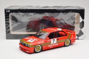 BMW M3 E30 #7 D. Quester 2nd Place Guia Race Macau 1987 Minichamps 1:18 155872007 Metalas - nuotrauka 6 iš 6