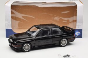 BMW M3 E30 Sport Evo Juodas Solido 1:18 S1801501 Metalas - nuotrauka 8 iš 8