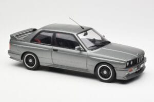 BMW M3 E30 Sport Evolution Cecotto Pilkas AUTOart 1:18 70567 Metalas - nuotrauka 6 iš 8
