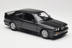 BMW M3 E30 Black Metallic Minichamps 1:18 180020306 Metalas - nuotrauka 6 iš 8