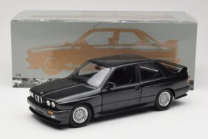 BMW M3 E30 Black Metallic Minichamps 1:18 180020306 Metalas - nuotrauka 8 iš 8
