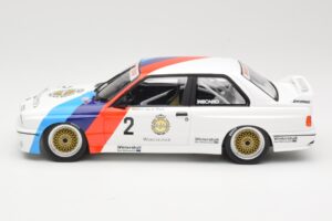 BMW M3 E30 Zackspeed #2 E. van de Poele Champion DTM 1987 Minichamps 1:18 155872002 Metalas - nuotrauka 3 iš 6