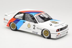 BMW M3 E30 Zackspeed #2 E. van de Poele Champion DTM 1987 Minichamps 1:18 155872002 Metalas - nuotrauka 4 iš 6