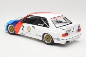 BMW M3 E30 Zackspeed #2 E. van de Poele Champion DTM 1987 Minichamps 1:18 155872002 Metalas - nuotrauka 5 iš 6