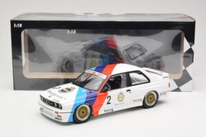 BMW M3 E30 Zackspeed #2 E. van de Poele Champion DTM 1987 Minichamps 1:18 155872002 Metalas - nuotrauka 6 iš 6