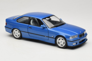 BMW M3 E36 Blue Metallic UT Models 1:18 20467 Metalas - nuotrauka 6 iš 8
